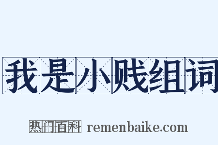 我是小贱组词是什么意思的图片